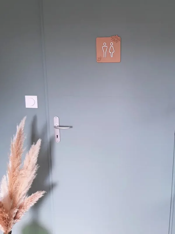 Panneau de porte "bonhomme" | Produit | Laser Spark | Objets de décoration et accessoires en gravure laser | Décoration pour votre intérieur et tous vos événements, idées cadeaux, accessoires originaux