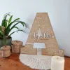 Livre d'or alternatif initiale du nom de famille | Produit | Laser Spark | Objets de décoration et accessoires en gravure laser | Décoration pour votre intérieur et tous vos événements, idées cadeaux, accessoires originaux