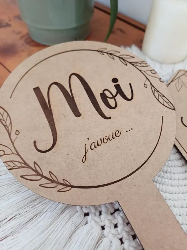 Jeu de mariage elle et lui | Produit | Laser Spark | Objets de décoration et accessoires en gravure laser | Décoration pour votre intérieur et tous vos événements, idées cadeaux, accessoires originaux