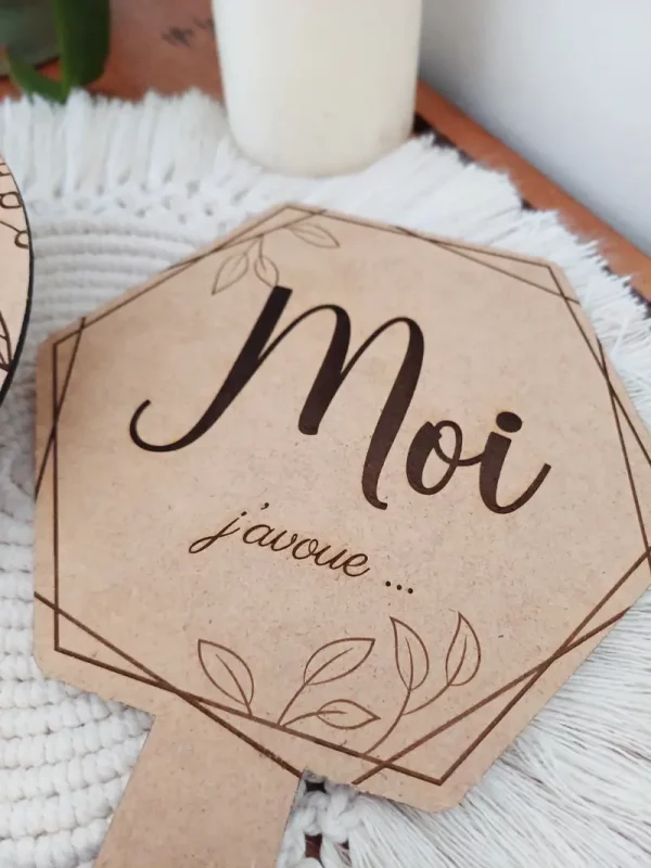 Jeu de mariage elle et lui | Produit | Laser Spark | Objets de décoration et accessoires en gravure laser | Décoration pour votre intérieur et tous vos événements, idées cadeaux, accessoires originaux