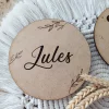 Carte de naissance personnalisée prénom de bébé | Produit | Laser Spark | Objets de décoration et accessoires en gravure laser | Décoration pour votre intérieur et tous vos événements, idées cadeaux, accessoires originaux