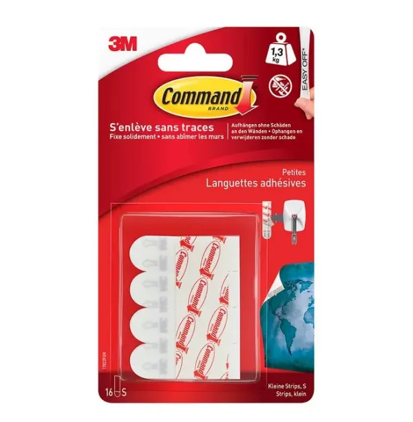 Languettes adhésives sans trou et sans traces | Produit | Laser Spark | Objets de décoration et accessoires en gravure laser | Décoration pour votre intérieur et tous vos événements, idées cadeaux, accessoires originaux