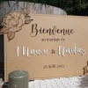 Panneau de bienvenue personnalisé | Produit | Laser Spark | Objets de décoration et accessoires en gravure laser | Décoration pour votre intérieur et tous vos événements, idées cadeaux, accessoires originaux