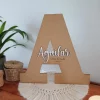 Livre d'or alternatif initiale du nom de famille | Produit | Laser Spark | Objets de décoration et accessoires en gravure laser | Décoration pour votre intérieur et tous vos événements, idées cadeaux, accessoires originaux