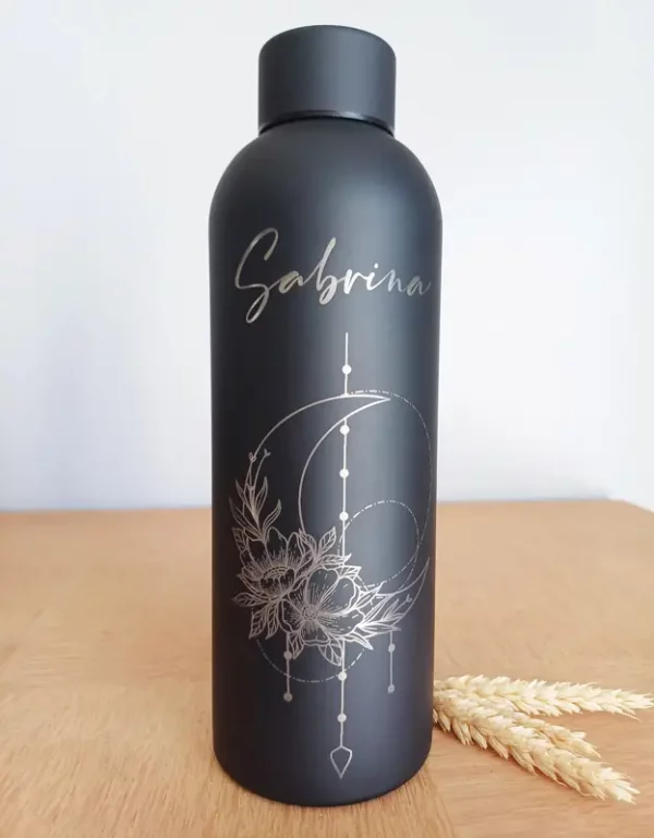 Gourde personnalisée zen | Produit | Laser Spark | Objets de décoration et accessoires en gravure laser | Décoration pour votre intérieur et tous vos événements, idées cadeaux, accessoires originaux