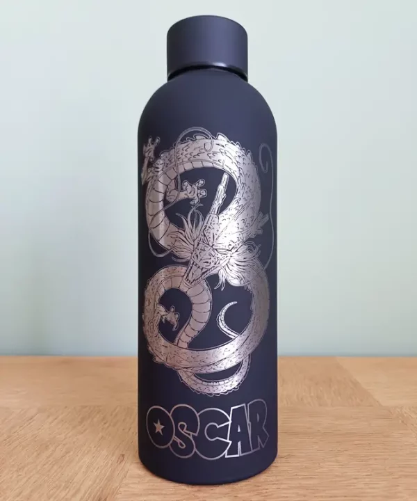 Gourde personnalisée Dragon Ball Z | Produit | Laser Spark | Objets de décoration et accessoires en gravure laser | Décoration pour votre intérieur et tous vos événements, idées cadeaux, accessoires originaux