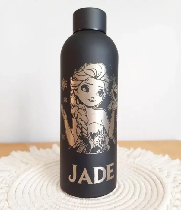 Gourde personnalisée Disney | Produit | Laser Spark | Objets de décoration et accessoires en gravure laser | Décoration pour votre intérieur et tous vos événements, idées cadeaux, accessoires originaux