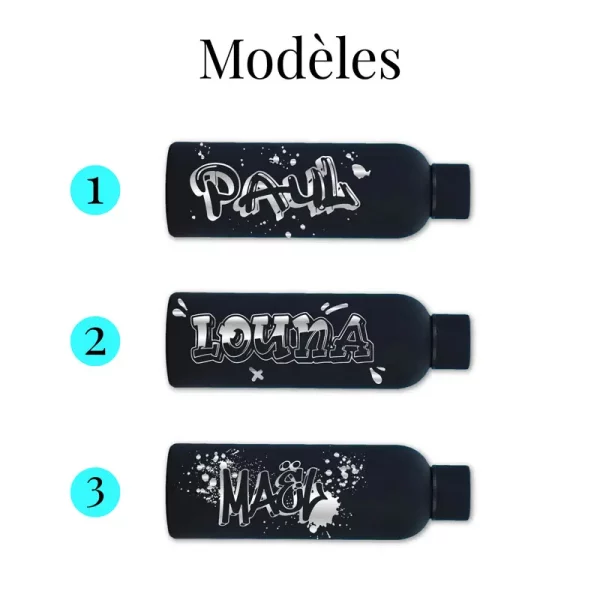 Gourde personnalisée graffiti | Produit | Laser Spark | Objets de décoration et accessoires en gravure laser | Décoration pour votre intérieur et tous vos événements, idées cadeaux, accessoires originaux