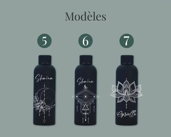 Gourde personnalisée zen | Produit | Laser Spark | Objets de décoration et accessoires en gravure laser | Décoration pour votre intérieur et tous vos événements, idées cadeaux, accessoires originaux