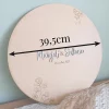 Livre d'or rond en bois | Produit | Laser Spark | Objets de décoration et accessoires en gravure laser | Décoration pour votre intérieur et tous vos événements, idées cadeaux, accessoires originaux